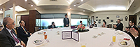 The four CAE Academicians have a luncheon with Prof. Joseph Sung, Vice-Chancellor of CUHK and Academician of CAE during their visit